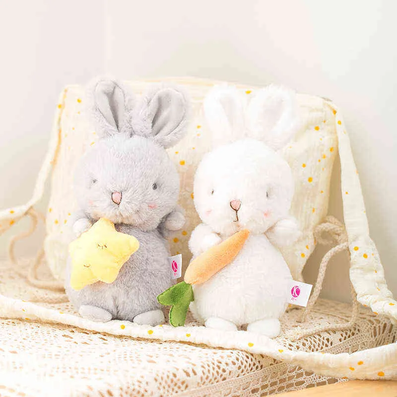 Kawaii Rabit Cutdle Cuddle Bunny Soft Dolls Baby Kids Sleep Susting Toys Girls Firlflelod Children Gift J220704