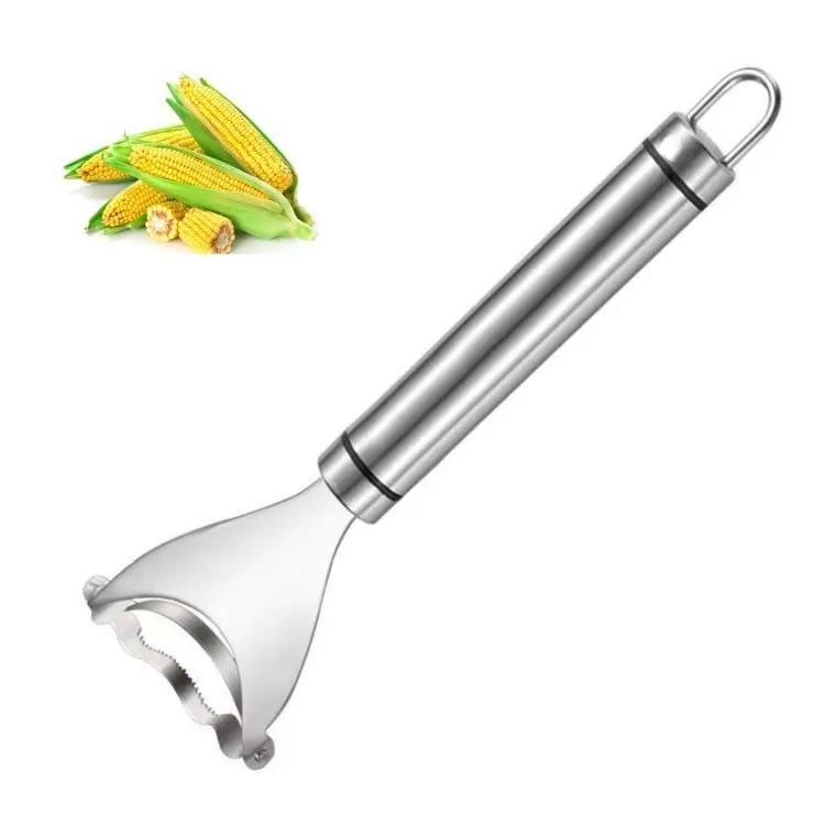 Hem rostfritt stål majsstrippare fruktgrönsaksverktyg COB PEELER TRESHING Kök Gadget Cutter Slicer Ergonomiskt handtag ZC1244