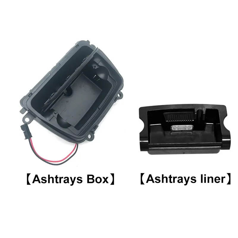 Black Plastic Center Console AshTray Assembly Box Fit för 5 Series 0 1 8 51169206347 220629