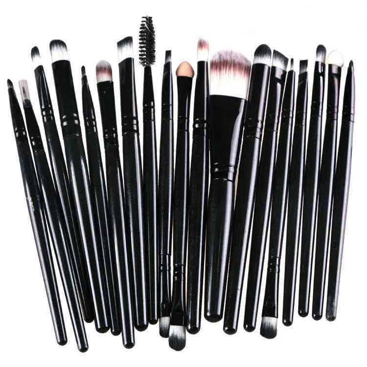 NXY Makeup Brushes Set Professional Plastic Handle Soft Synthetic Hair Powder Foundation Eyeshadow Make Up Cosmetics 0406