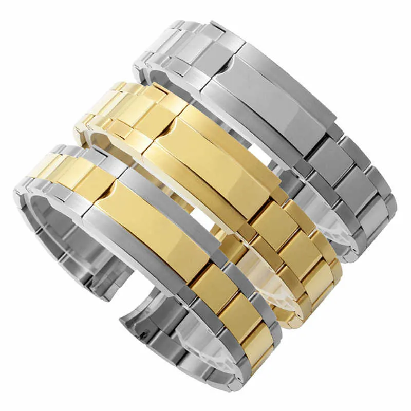 Bracelets de montre en acier inoxydable pour SOLEX Water Ghost, 20mm 22mm, accessoires de montre de remplacement, bracelet en métal à la mode, WatchBand223c