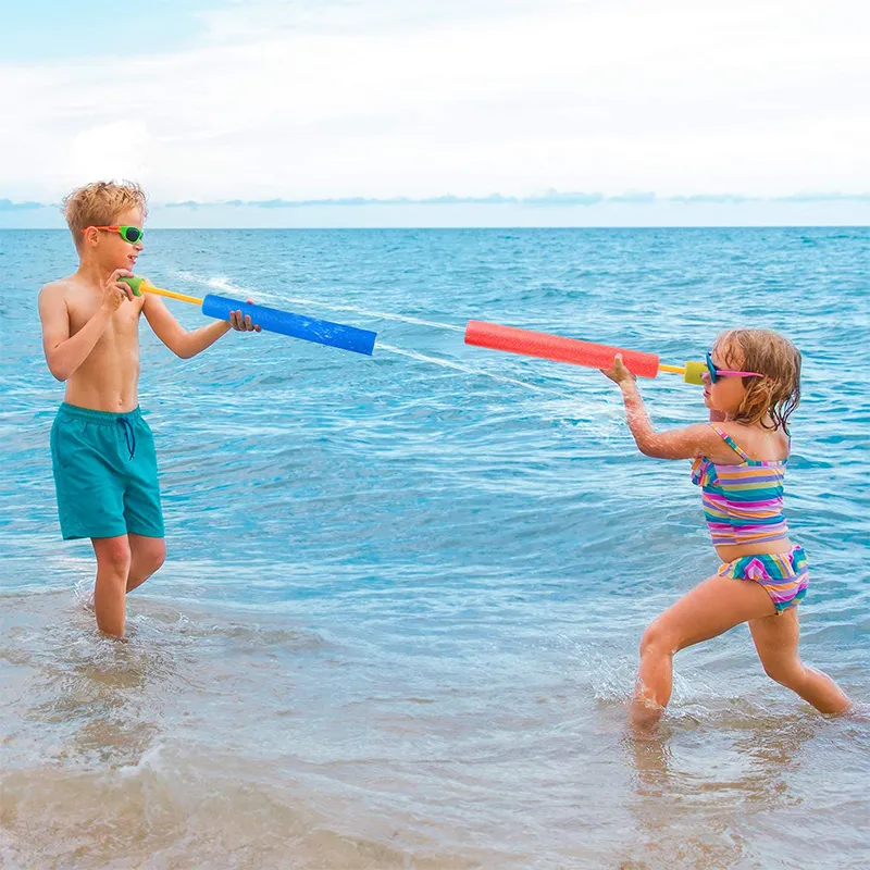 Water Blaster, confezione da 4 pistole ad acqua bambini, spruzzatori d'acqua in schiuma con potente poligono di tiro, piscina estiva piscina ed esterno 2207145581865