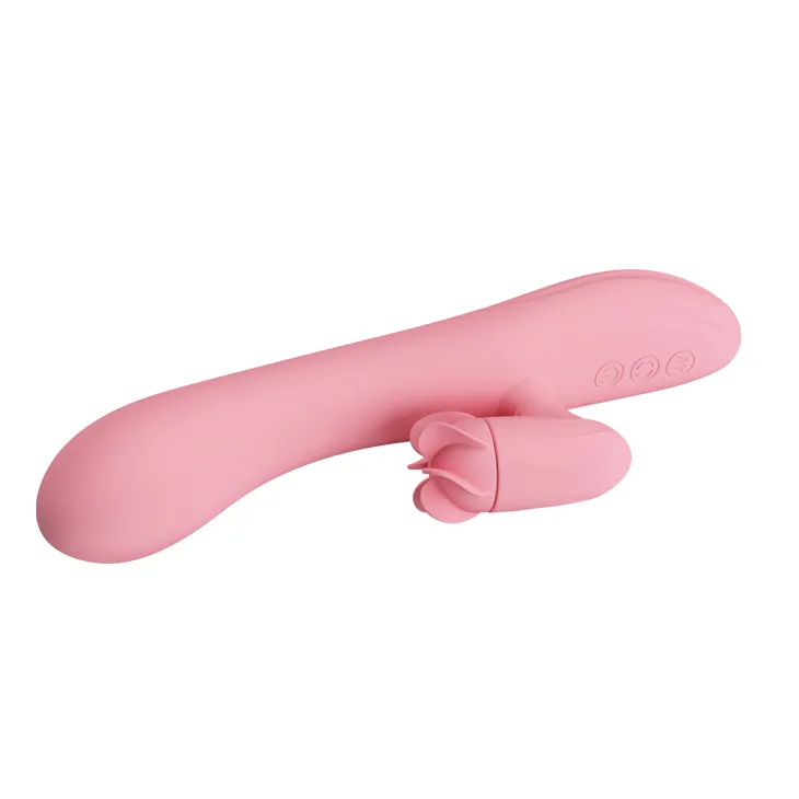 Pretty Love 7 Speed ​​Clitoral G Spot Rabbit Vibrator USB Ladda dubbel vuxna Erotiska leksaker Sexiga produkter för kvinnor