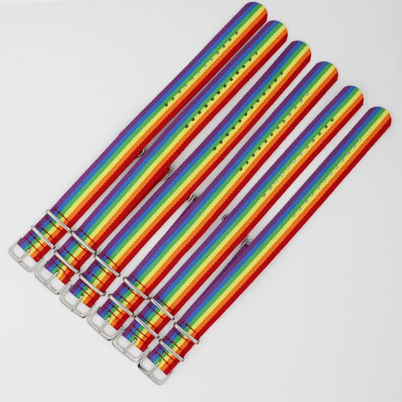 Pulseira arco-íris lgbtq, 50 peças, amor lésbica, orgulho gay, gênero queer, bissexual, pansexual, assexual 220414300a