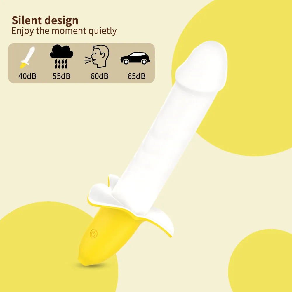 Powerful Banana Vibrator Pulse Retractable Dildo Vaginal Clitoral Stimulator Female Masturbation Tool Cute Woman sexy Product