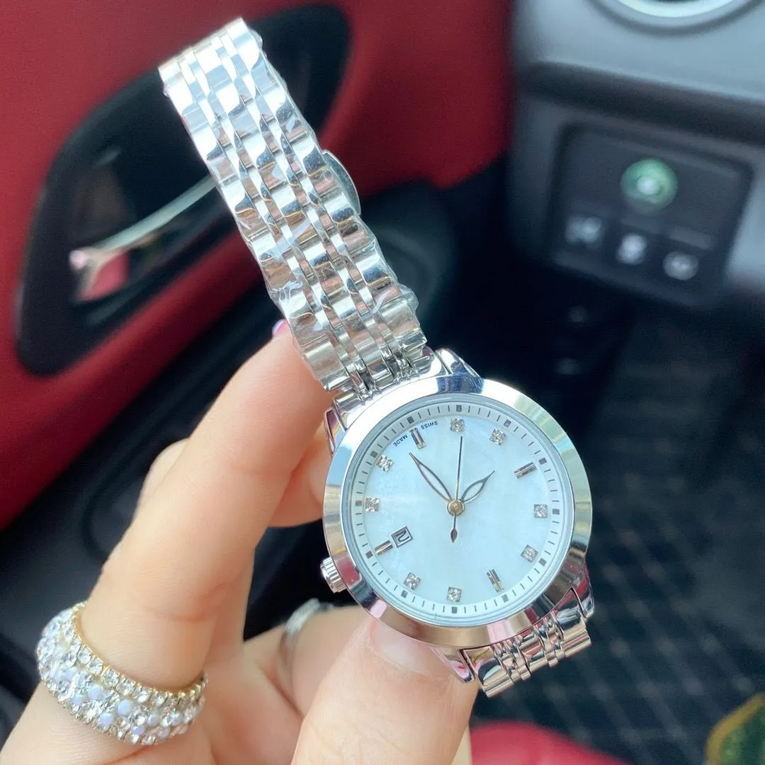 Högkvalitativa damer Watch Datejust 37mm Dial Bezel Wrist Watch Luxury rostfritt stål Diamond Watch