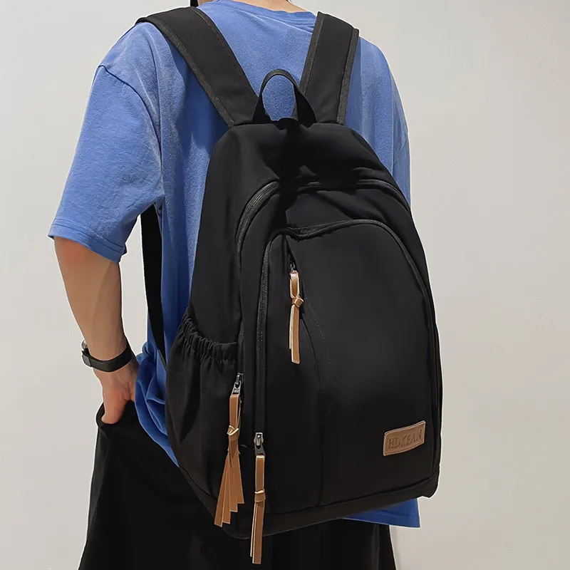 Men fêmea de nylon saco de livros de moda masculina feminina backpack nova menino menina bolsa escolar Lady laptop Travel Stu