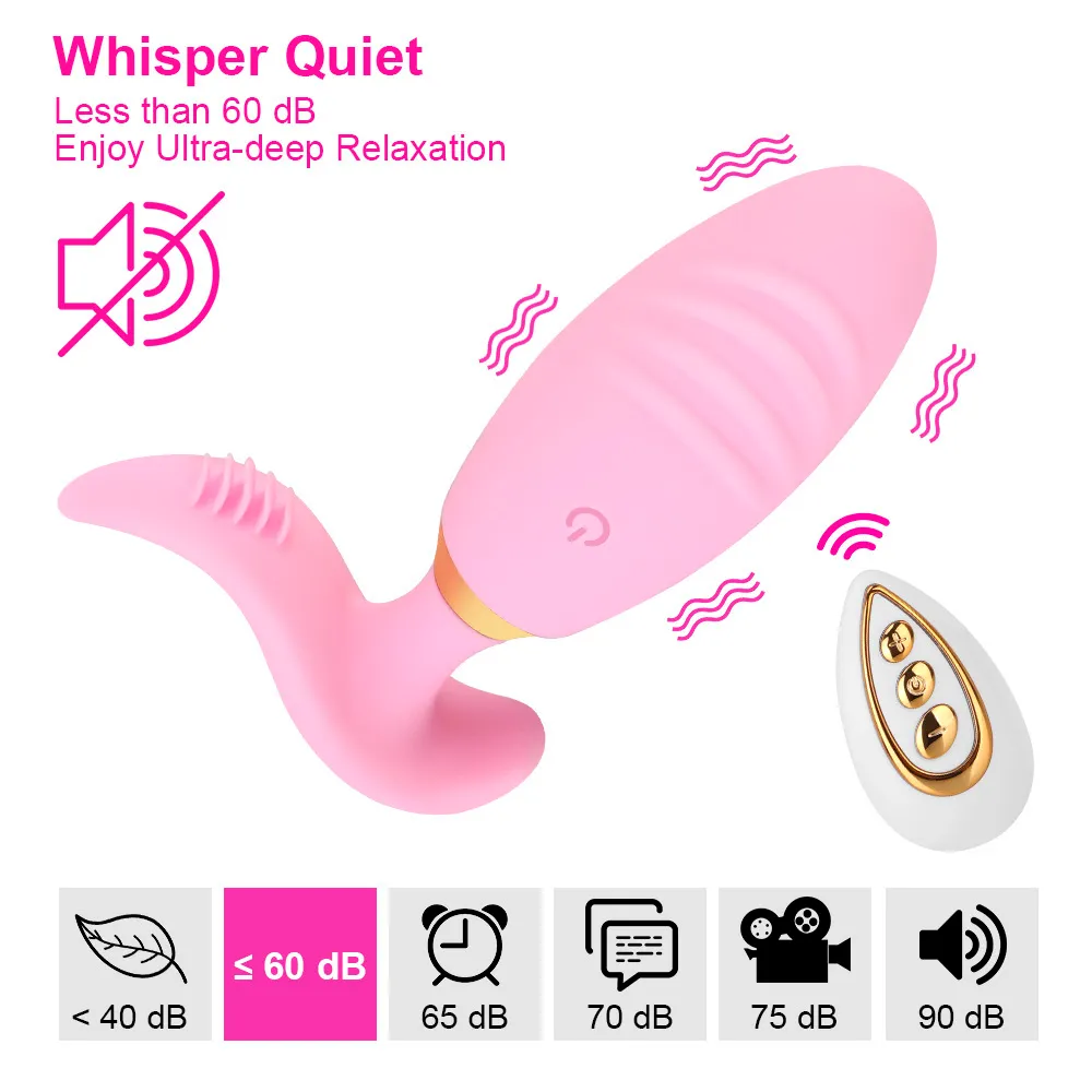10 hastighet erotisk bärbar vibrator vibrerande äggklitoris stimulator dildo vibration trosor sexiga leksaker för kvinnor