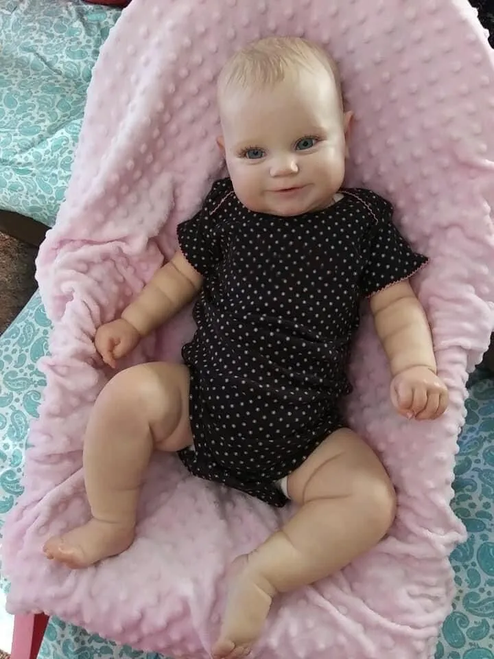 NPK 50/60cm Duas opções rebornam boneca de bebê de bebê real toque real maddie com cabelos que desenham a mão alta de alta qualidade 220505