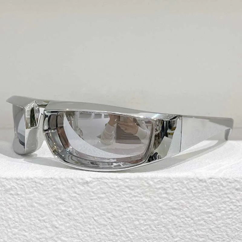 Fashion Occhiali P Home Runway Sunglasses SPR29Y Rectangular Frame Silver Sport Style Glasses SPR 25 Nylon Material Top Quality Wi306W