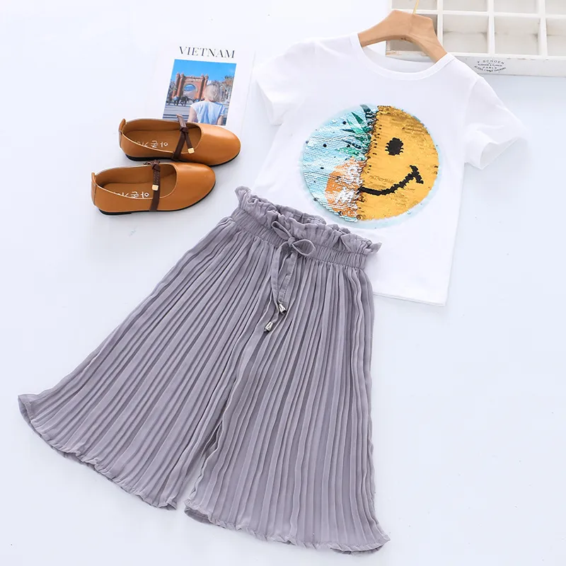 Toddler Girls Sets Summer Unicorn T-shirtpants Suits Outfit Girl Tracksuit Set Kinderkleding 3 5 6 8 10 jaar 220523