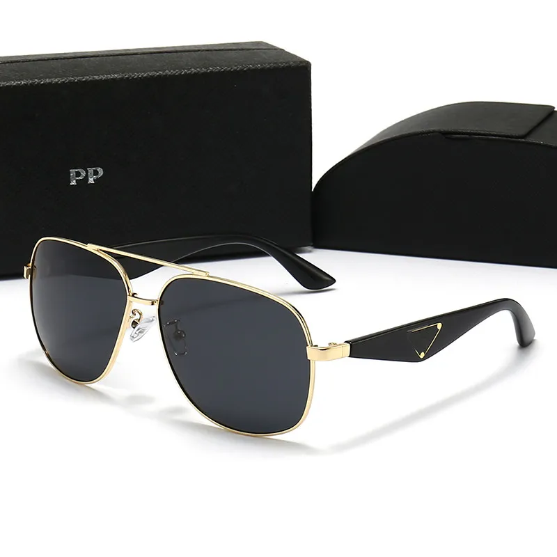 P Designer Solglasögon Fashion Luxury Solglasögon för män och kvinnor Solglasögon Pilot Shades PC Frame Classic Lady Eyeglasses Mirrors 2985