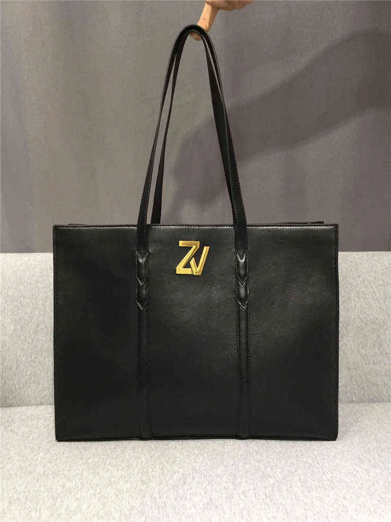 Tote s Bags Famous Designer Zv Great Capacity Casual Dead High Quality Real Leather Shoulder Bag Messenger Fashion Women Handbags 2820