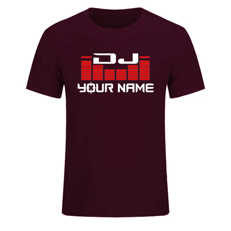Custom Personalized Surname Diy T shirt Men Women DJ Your Name T Shirts Hip Hop Tshirt Cotton Summer For Man Top Tees EU Size 220616