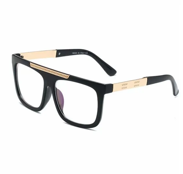 Модные современные стильные мужские солнцезащитные очки 9264 с плоским верхом, квадратные солнцезащитные очки для женщин, винтажные солнцезащитные очки oculos de sol Picture box2592