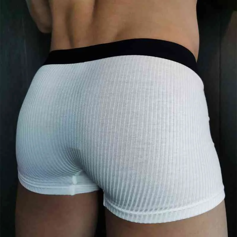 Man Ondergoed Sexy Boxers Modale Voor mannen Slipje Mode Ademend Zachte Boxershorts U Ardennen Penis Pouch Mannelijke Onderbroek cueca G220428