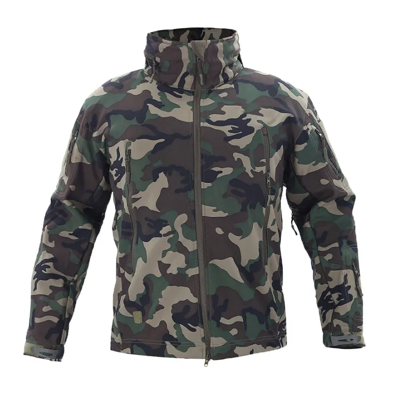 Winter Military Fleece Jacke Männer Softshell Taktische Wasserdichte Armee Camouflage Mantel Airsoft Kleidung Multicam Windjacken 220815