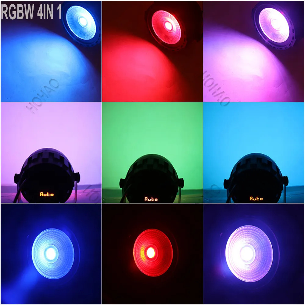 Sales Single Tube 30W LED Cob Audience Light Stage Video Surface RGBW Remote Control Dmx 512 Plastic Par Dyeing Lamp