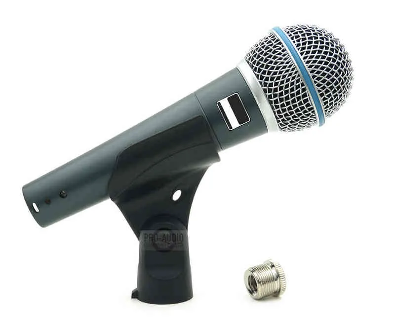 Microphones Qualité A BETA58A Microphone filaire professionnel BETA58 Micro dynamique super-cardioïde pour la performance Karaoké Scène vocale en direct T220915