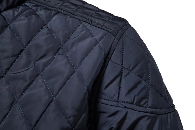Aiopeson 두꺼운 따뜻한 기본 파카 남성 캐주얼 스탠드 칼라 단색 품질 남성 재킷과 코트 남성용 겨울 패션 코트 220817