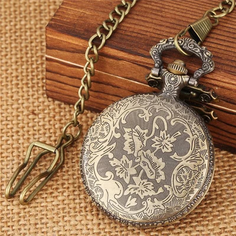 Relojes vintage Colorado Eagle Design hombres mujeres reloj de bolsillo analógico de cuarzo con collar colgante cadena reloj coleccionable 262W