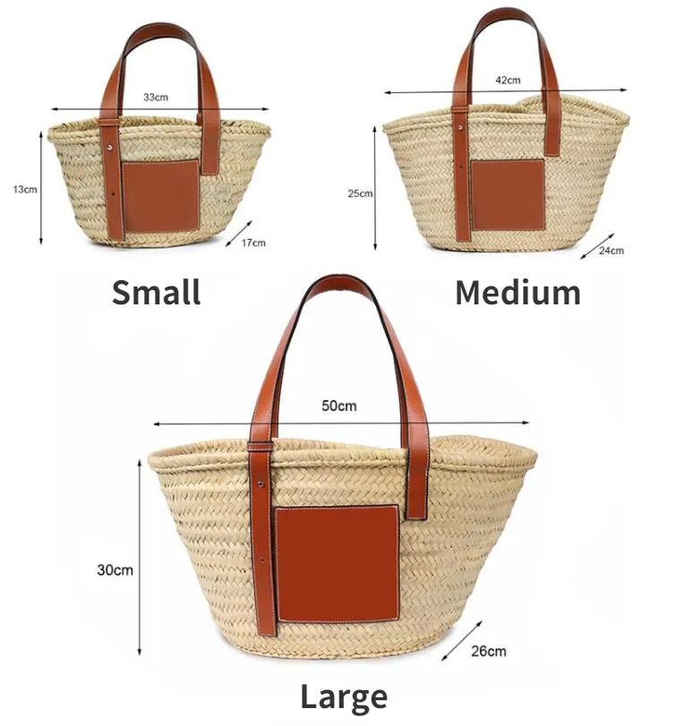 Sacs de créateur pour femmes, panier à chou tissé en herbe, tendance, sac à main en cuir véritable, sac de plage en paille de marque