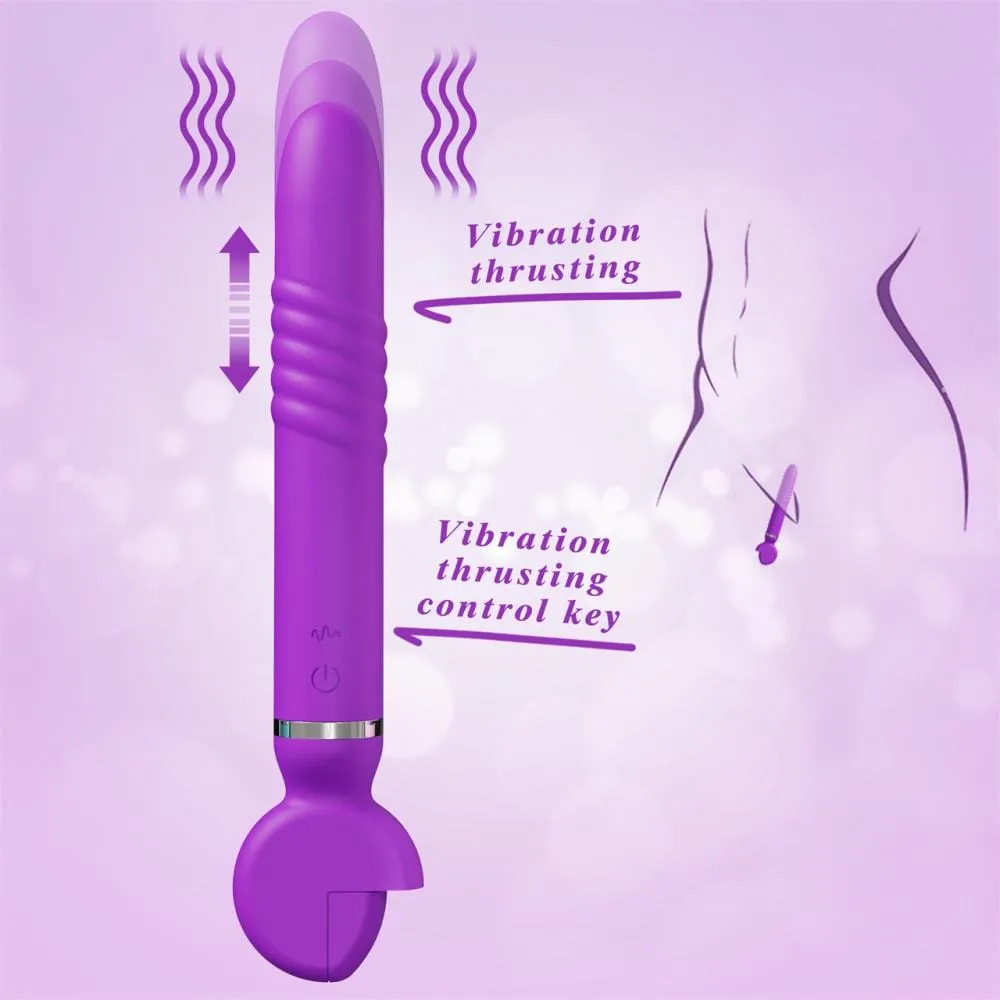 Vajinal Stimülatör Teleskopik Vibratör Dildos G Spot Titreşimli Klitoral Masaj Kadın Mastürbatörleri Yetişkin Malzemeleri Seksi Araçlar