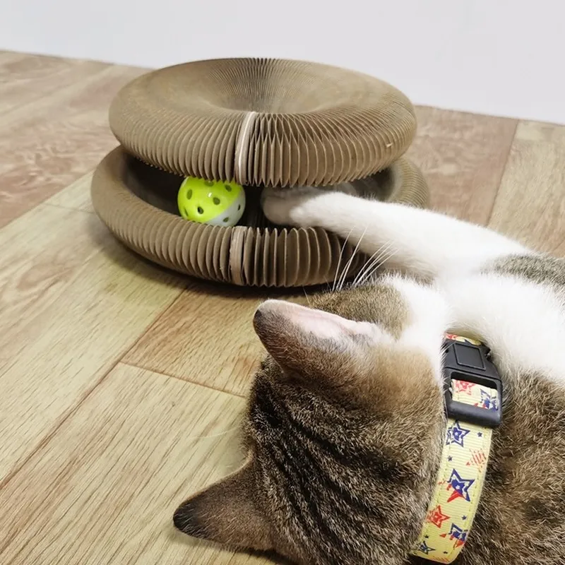 Jouet de planche à gratter pour chat, orgue magique, avec cloche, griffe de meulage, cadre d'escalade, lit de salon, 220423