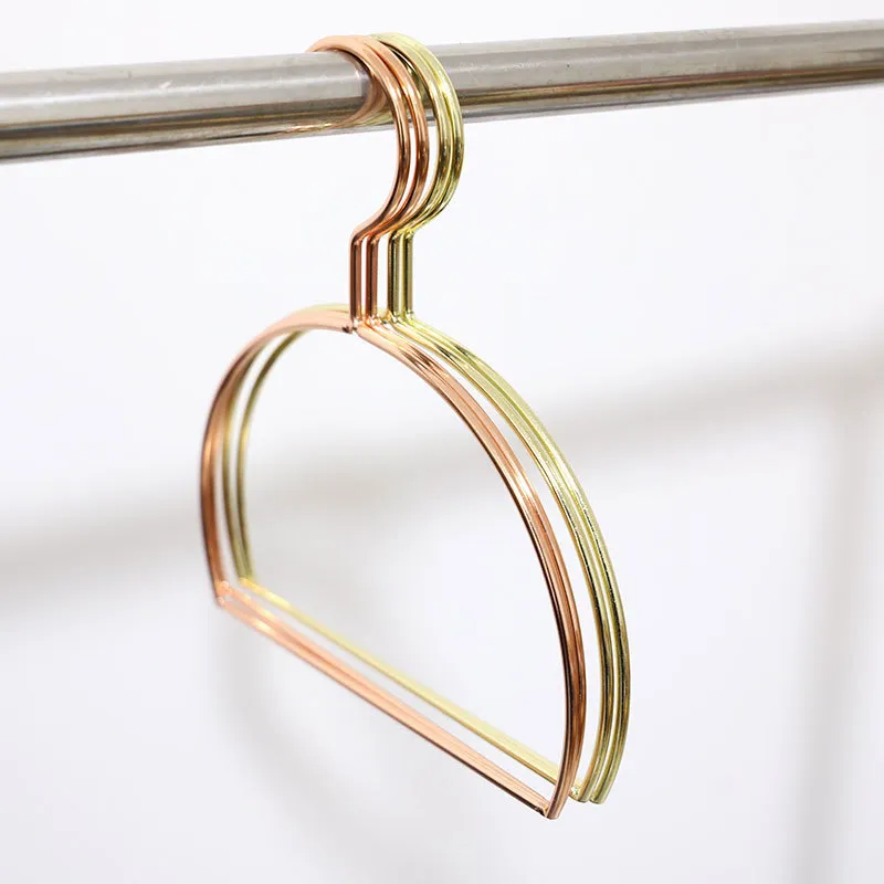 Multifunctional Scarf Belt Round Clothes Hangers Iron Round Hangers Creative Scarf Hangers Metal Round Hanger OK 1101 220408