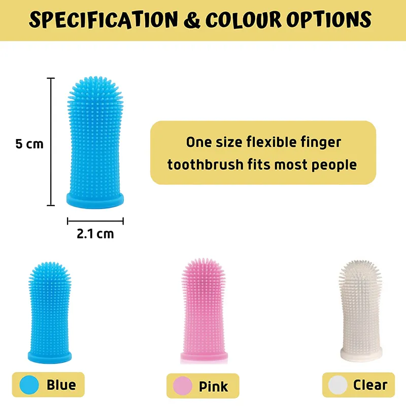 Cat Grooming Super Super Dog Pet Finger Finger Frush Teathing Cleaning Care Breath Care Nonic Silicone Tool Tool Supplies