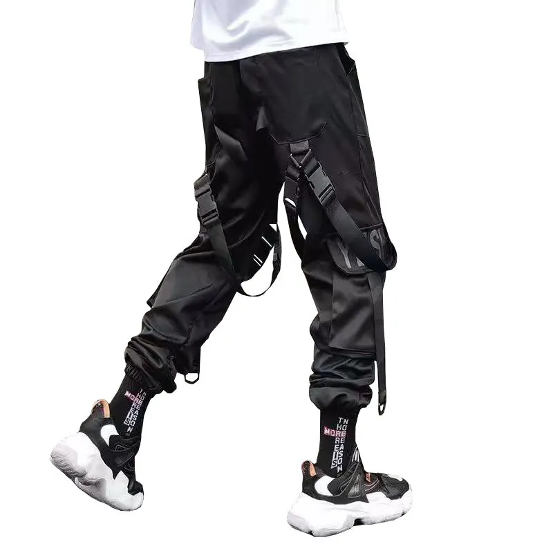 Streetwear Herren Multi Taschen Harem Cargo Hosen Hip Hop Casual Männlich Track Joggers Hosen Mode Harajuku Männer Hosen A21 220713