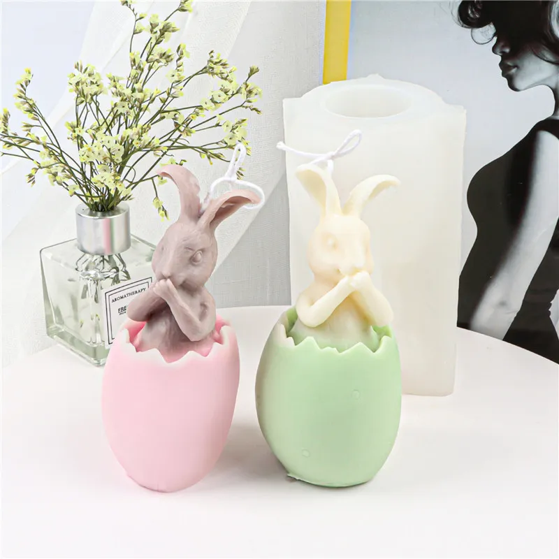 Bunny Bunny Silicone Animal Candle, de coelho