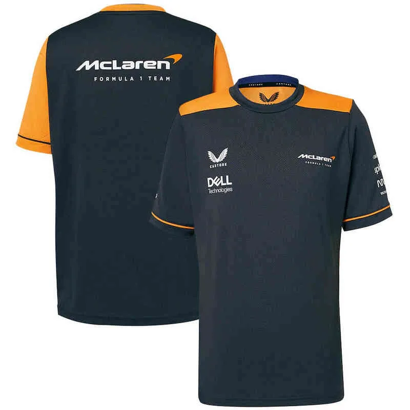 Mclaren F1 Team Летняя футболка Мужчины Спорт на открытом воздухе с коротким рукавом Формула-1 Гоночная одежда Quick DryingH8C4H8C4