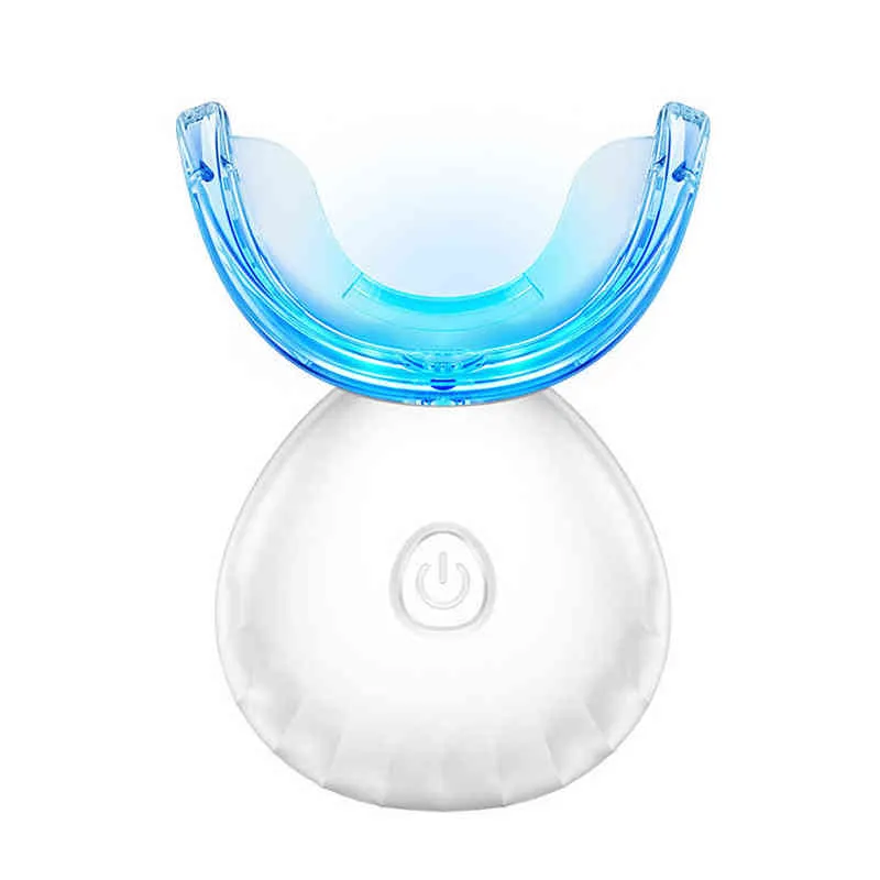 Зубной отбеливание комплект беспроводной зубной красоту 16 Светодиодные светильники IPX6 Водонепроницаемое уход за пероральной пероральной перочкой Портативный дом USB 220713