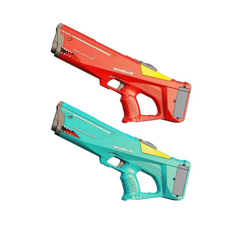 Roclub Pistola ad acqua elettrica automatica Toy Bursts Summer Play gun s 500ML Shark High Pressure Beach Kids Fight 220715