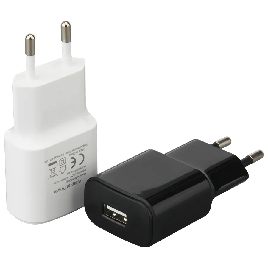 5V 2A AC Travel Adapter Одинокий USB Wall Home Charger Eu Plug Eu для смартфонов