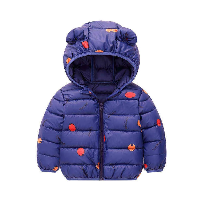 Lzh 2022 New Children Winter Parka For Baby Girls Boys Down Quilted Jackets Kids Hooded Warm Cotton Jacket For newborn Clothing J220718