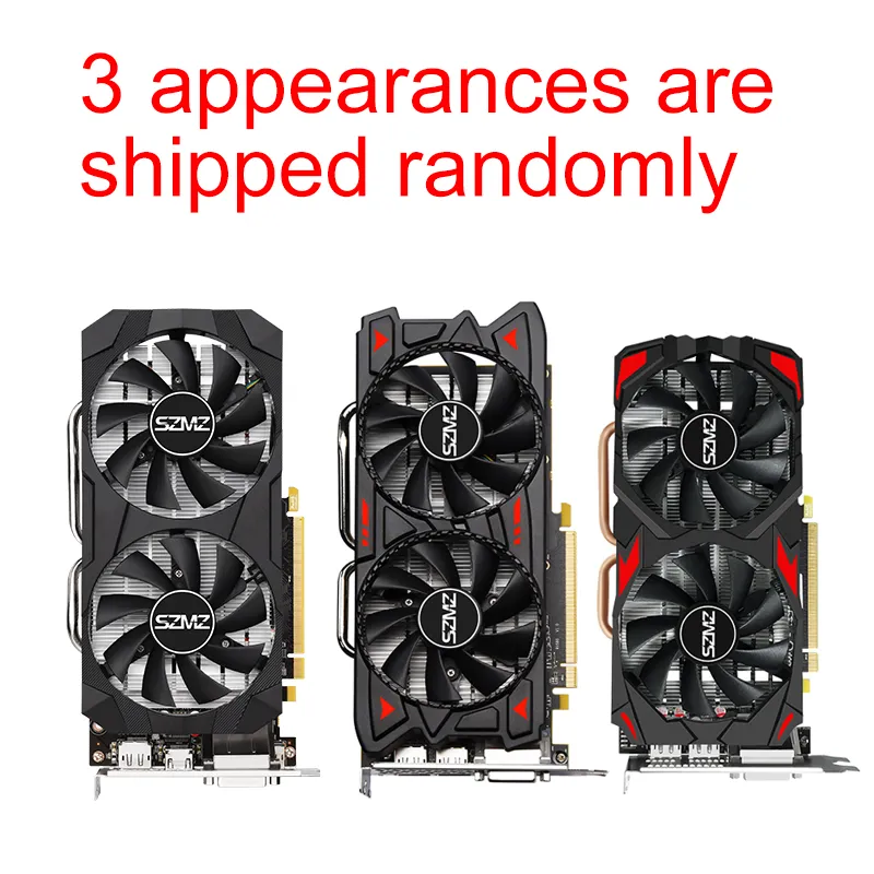 SZMZ Original Radeon Graphics Card RX 580 470 570 8GB GDDR5 256BIT CARD RX580 GPU 8GB للتنظيف GTX 960 1050 1060 TI 4GBF8479721