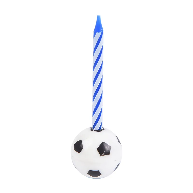 Cute Soccer Ball Football Candles For Birthday Party Kid Supplies Decor Wedding Garden Decoration Party Cake 