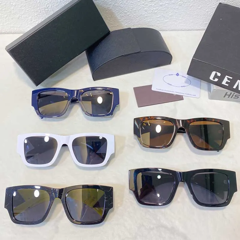 Новые дизайнерские солнцезащитные очки PR10 Мужские женские летние крутые стильные очки с перевернутым треугольным храмом Высочайшее качество Защита от ультрафиолета Spor271O