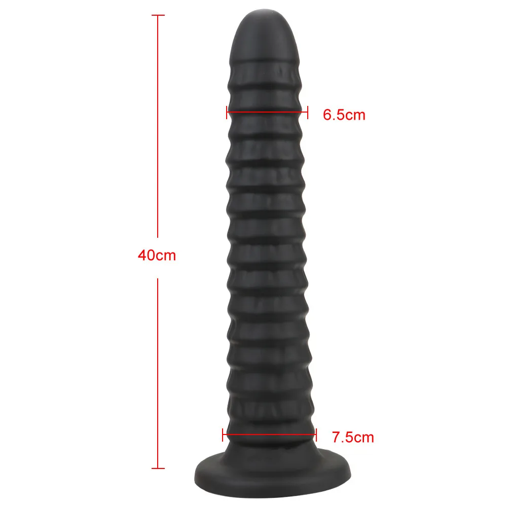 OLO Soft Dildos sexyshop Prostate Massage Huge Butt plug sexy Toys for Woman With Strong Sucker Super Long Anal Beads