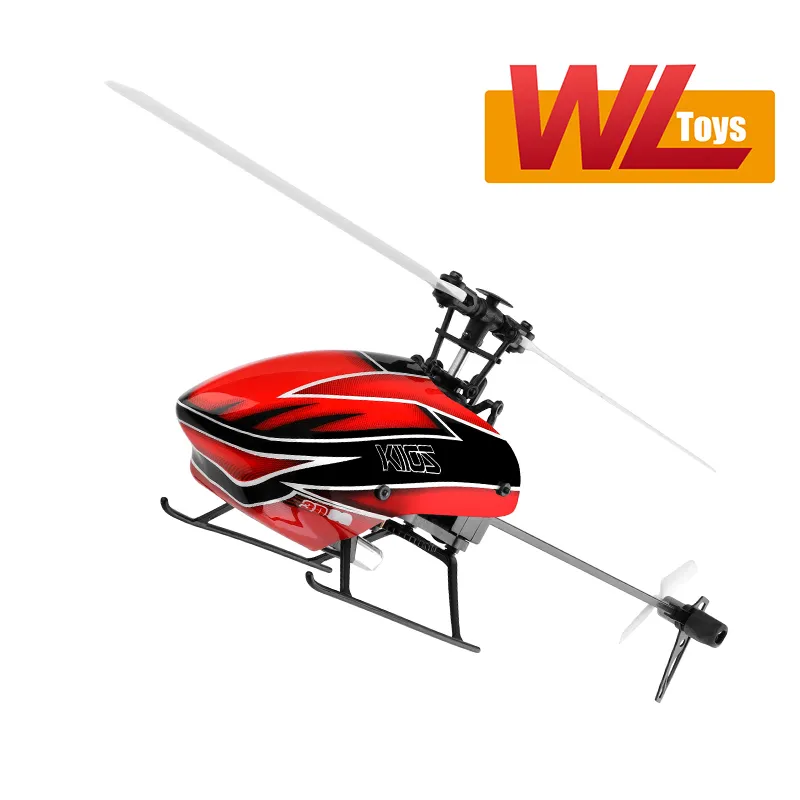 Wltoys XK V950 K110S 2 4G 6CH 3D6G 1912 2830KV ATRUCHLING FLYBARLING RC HELICOPTER RTF REMOTE TOYS GIFE 220713