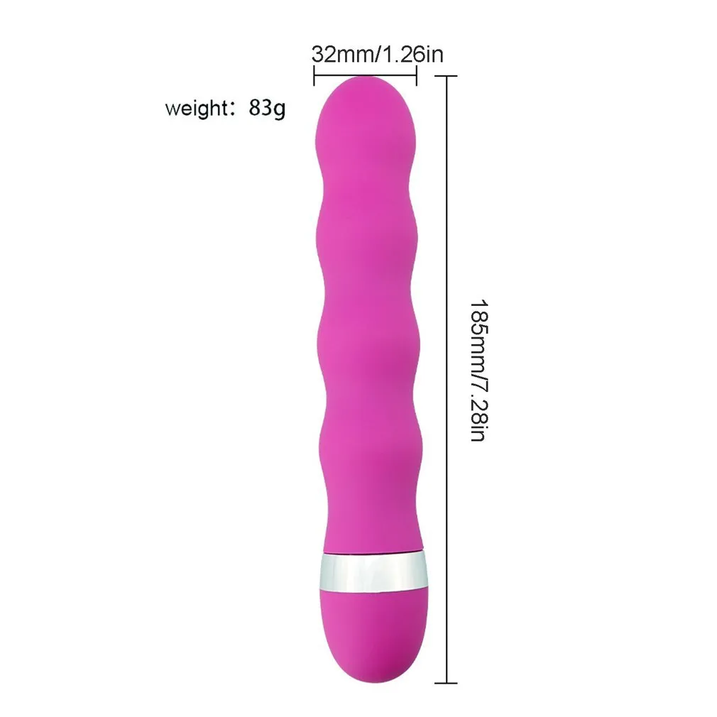 Skruvtråd Big Dildo Vibrator Female Masturbation Device vibrerande AV Stick Clitoris G-Spot Stimulator Sexiga leksaker för kvinnor