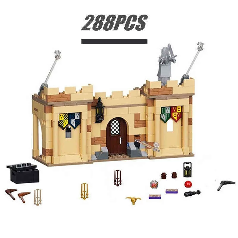 Blocs 2022 Magic Series Castle Mini Dolls School 76387 76395 Blocs de construction Cartoon Cartoon Action Figure Toy Modèle Anime Cadeaux Kid Boy T230103