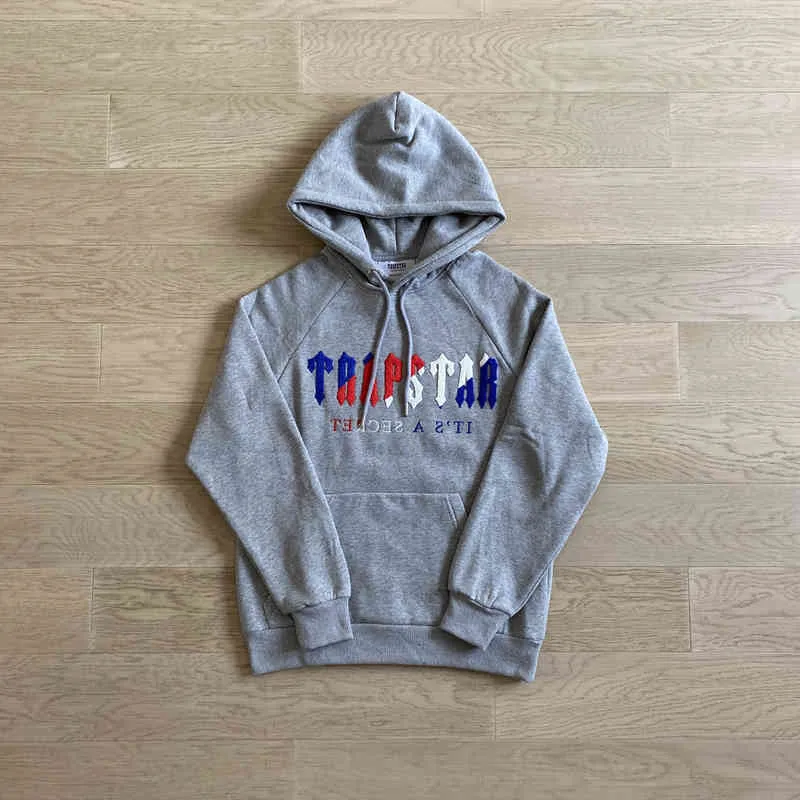 2022 Trapstar London Colors Tabrofroidery Letter Hoodie Men Gener