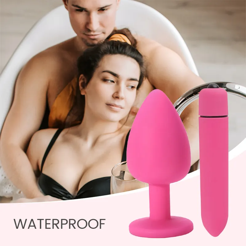 Anal Plug Butt sexy Jouets Dames Doux Silicone Vagin Vibrateur Marchandises Pour Adultes Outils Femelles Masturbation