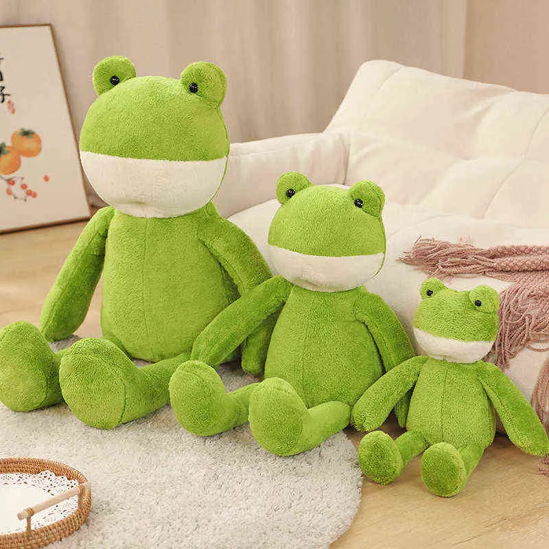 Cm Beautiful Cartoon Elephant Frog Panda Duck Peluche Toy Stuffed Soft Animal Dolls Kawaii Cushion Birthday Gift J220704