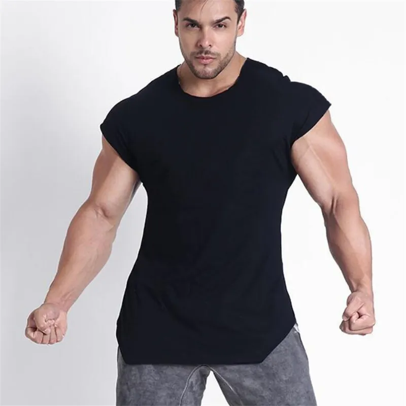 Marka Siłownie Tank Top Męskie Koszule Bez Rękawów Summer Cotton Slim Fit Men Odzież Bodybuilding Undershirt Fitness Tops Tees 220331
