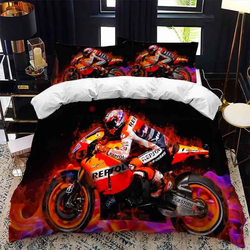 Мотоциклетная кровать для кровати одежда