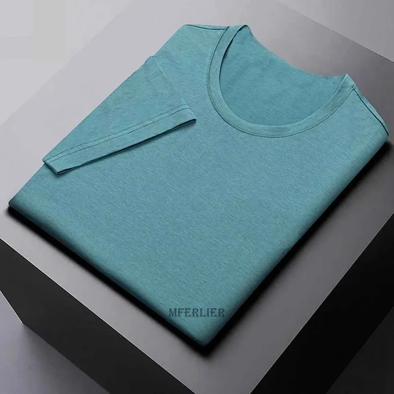 t-shirt da uomo estiva manica corta taglia grande 10XL 6XL 8XL oversize maglietta streetwear casual magliette semplici verde blu 52 54 top 220507